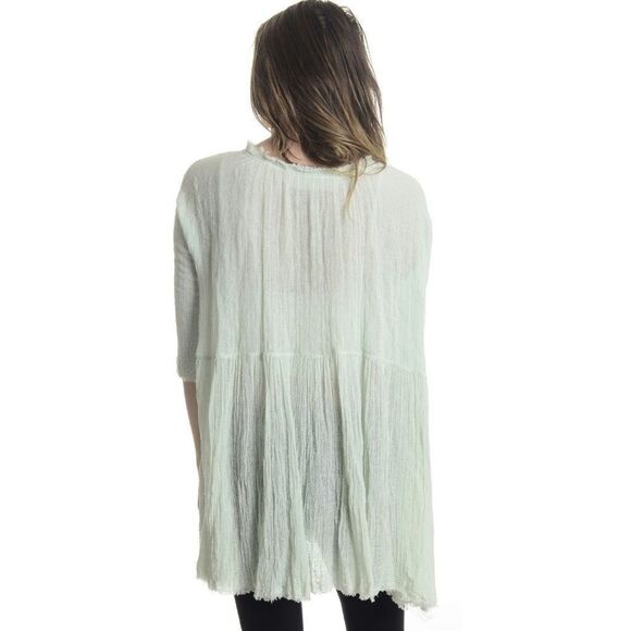 Jen's Pirate Booty Seafoam Raw Edge Odyssey Tunic - Picture 3 of 3